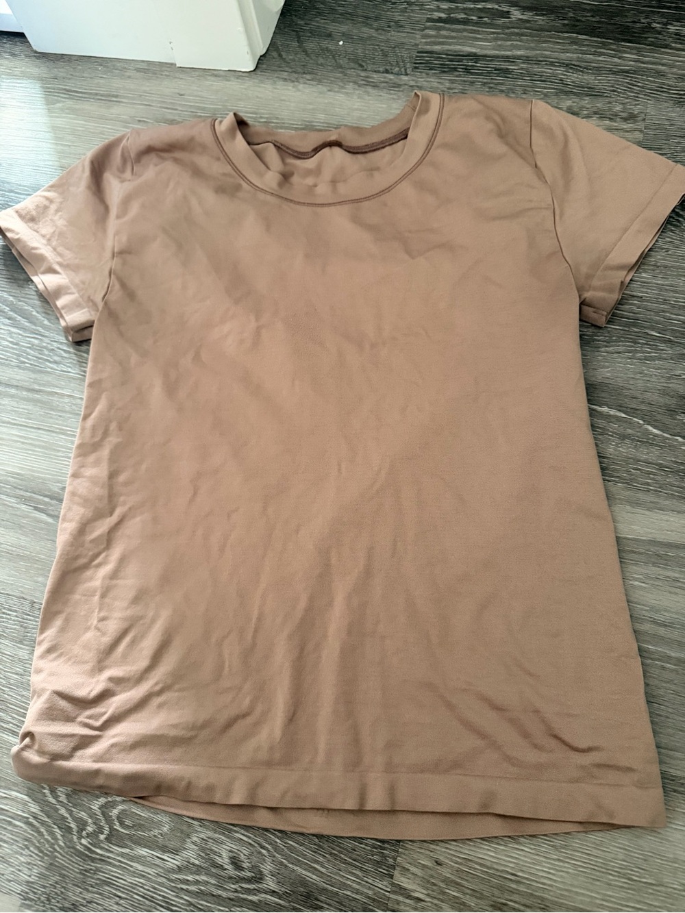 Babaton Basic Crew Neck Tee in Dusty Tan
